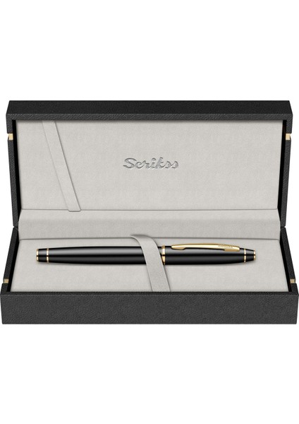 - Wizdesign 35 Roller Kalem Mat Siyah Altın (Ömür Boyu Garantili-Kutulu-Kişiye Özel)