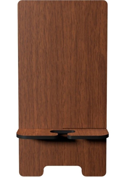 Kahverengi Ahşap Portatif Telefon Tutucu, Şarjlı Masaüstü Destek modelleri