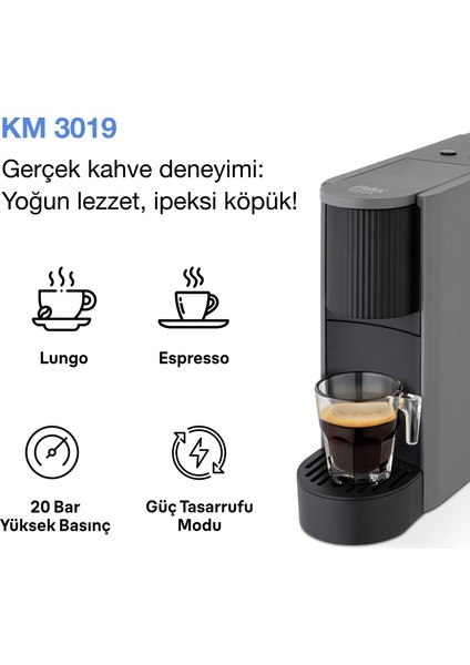 KM3019 Kapsül Kahve Makinesi fiyatları