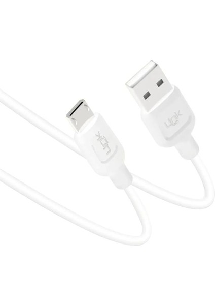 Linktech K448 Micro USB Data/şarj Kablosu 1mt 2.4A Beyaz fiyatları