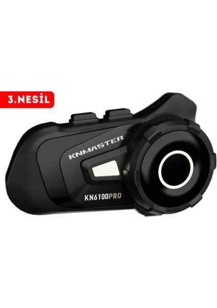 KN6100 PRO Motosiklet Kask İnterkom Bluetooth Intercom Kulaklık Seti Siyah fiyatları