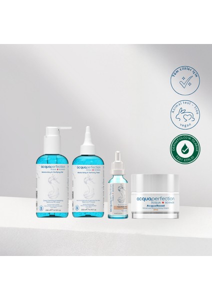 Uva-Uvb Korulmalı Nemlendirici, Arındırıcı ve Leke Karşıtı Cilt Bakım Seti