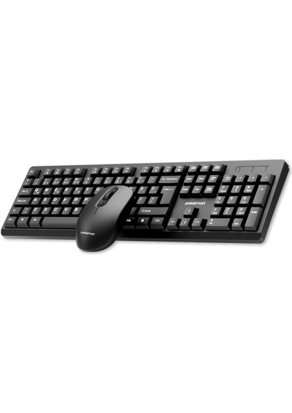 PSK13 Kablosuz Klavye & Mouse Set Siyah
