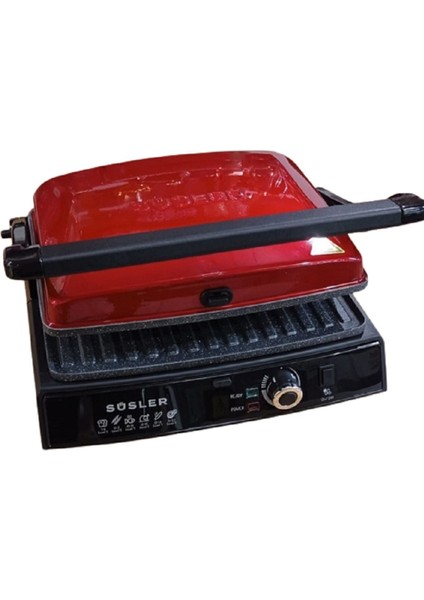 Kırmızı Kollu Tost Makinesi, Lezzetli Tostlar Için Mükemmel Seçim