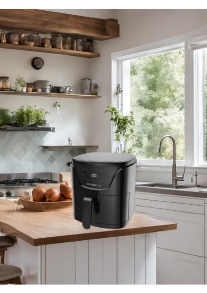 5 Litre Siyah Hızlı Hava Pişirici, Sağlıklı ve Pratik Kullanım