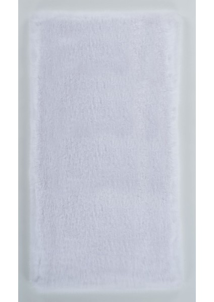 Reiki Beyaz - Kalın Peluş Halı | Yıkanabilir Süet Tabanlı