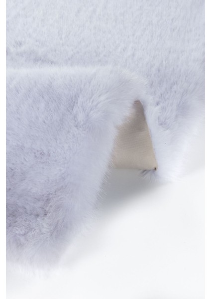 Reiki Beyaz - Kalın Peluş Halı | Yıkanabilir Süet Tabanlı