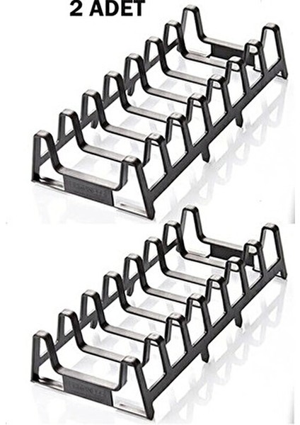 2 Li Tencere Kapak ve Tabak Düzenleyici Organizer Ergonomik Plastik Malzeme modelleri