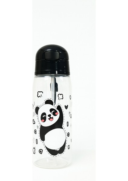 Pipetli Matara 550ML Relakxsın Siyah