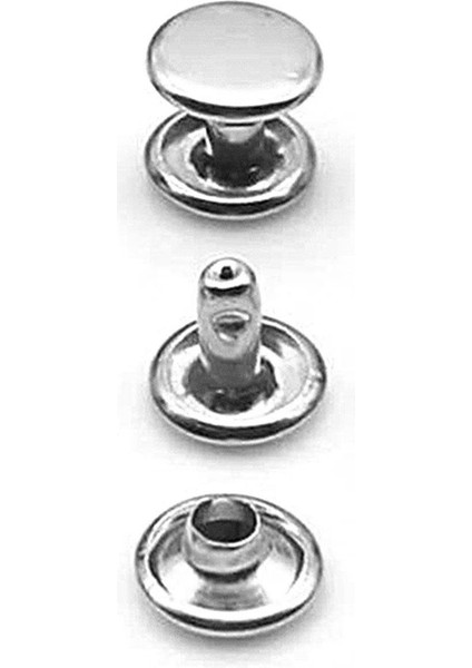 5 mm 00 No Gümüş Renk Perçin Rivet 30 Adet