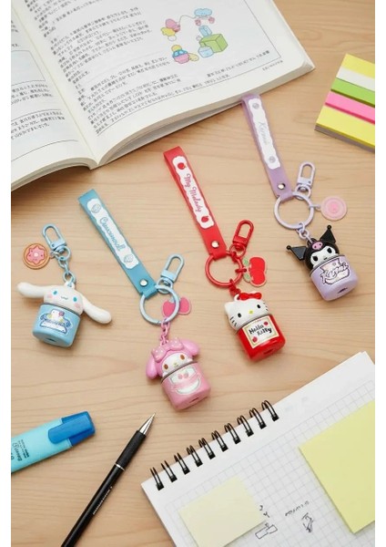 Sanrio Lisanslı Can Serisi Anahtarlık - Kuromi - My Melody - Hello Kitty - Cinnamoroll