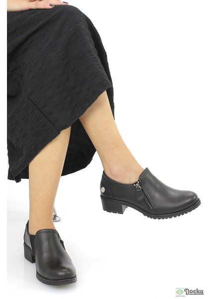 Mammimia Kadın Kışlık Klasık Alçak Topuklu Ayakkabı M26/KA775