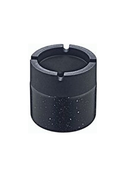 Kokusuz Cam Hazneli Küllük Yanmaz Siyah Cam Tasarım 8 cm x 9 cm BMW 100 Uyumlu