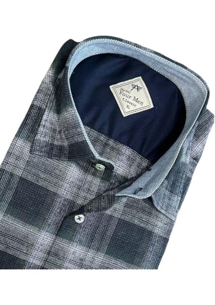 Klasik %100 Cotton Uzun Kollu Terletmeyen Kışlık Flanel Kumaş Çok Renk Gömlek (Regular Kalıp) fiyatları