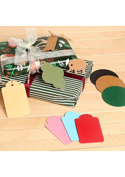 Loren 10'lu Yuvarlak Yeşil Etiket ve Klipsli Etike modelleri