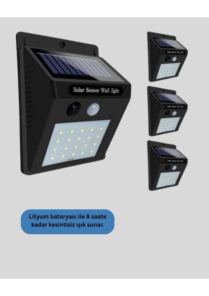 Depomix IP65 Dalı Solar Enerjili Dış Cephe Aydınlatma fırsatları