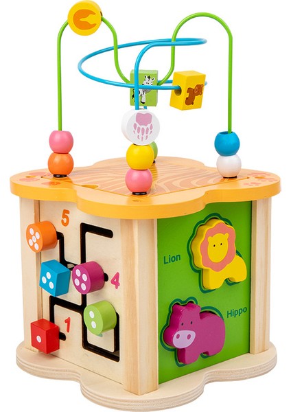 Dört Yüzlü Boncuk Oyunu Hazine Kutusu Zeka Oyuncağı (Yurt Dışından)