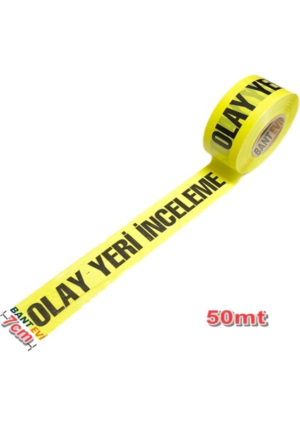 Olay Yeri Inceleme Şeridi 50MT Olay Yeri Ikaz Bandı