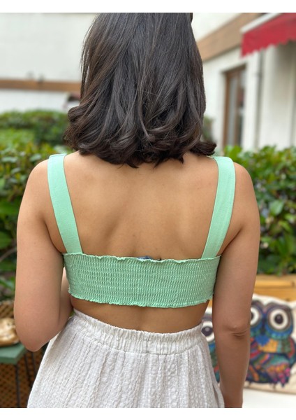 Kadın Arkası Lastikli V Yaka Büstiyer modelleri