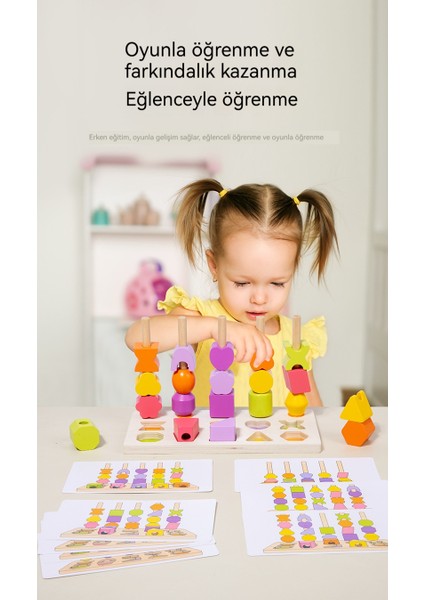 Geometrik Şekil Eşleştirme Bulmaca Oyuncağı (Yurt Dışından) modelleri