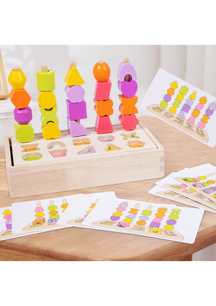 Geometrik Şekil Eşleştirme Bulmaca Oyuncağı (Yurt Dışından) indirimleri