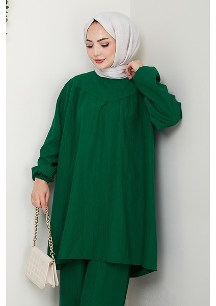 Tunik Pantolon Ikili Takım 1606 - Zümrüt Yeşili fiyatları