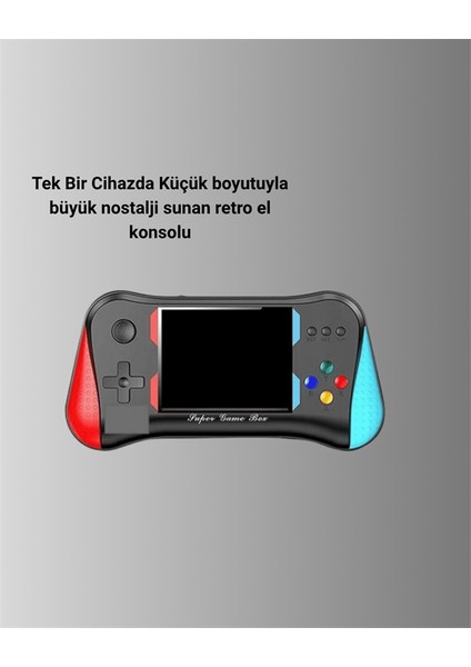 Zengezur 500 Retro Oyunlu Taşınabilir El Konsolu – X7M Modeli