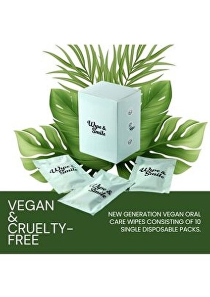 Ferahlatıcı Diş Mendili Nane Aromalı 10'lu Kutu Her Yerde Kullanıma Uygun