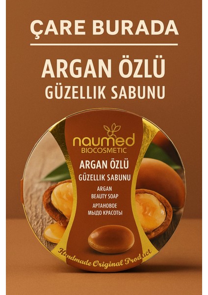 Naumed Biocosmetic - Argan Özlü Güzellik Sabunu