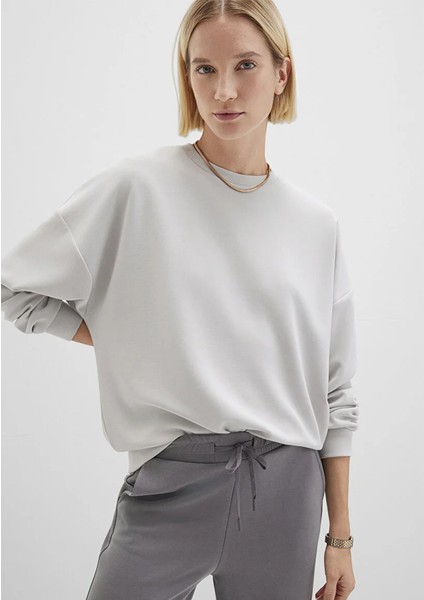 Lux Touch TENCEL TM Modal Gri Sweatshirt 168837-70074