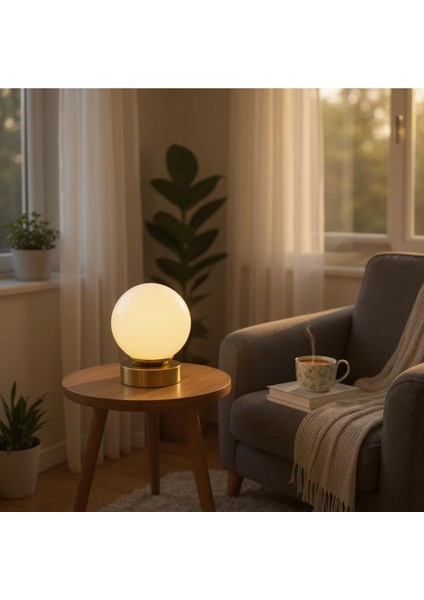 Irem Gold Kasa Masa Lambası