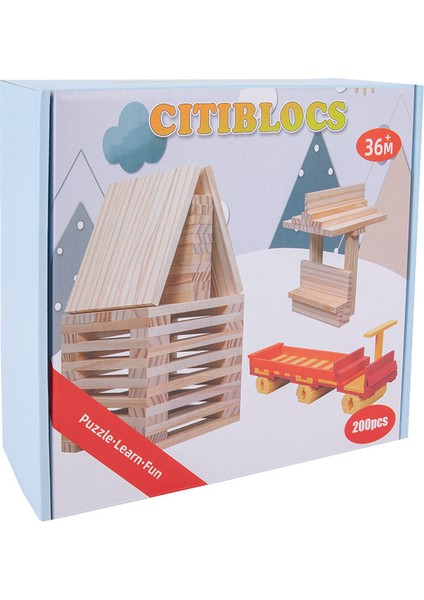 Ahşap Dominolar Yığılma Oyunu (Yurt Dışından)