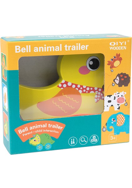 Ahşap Bebek Hayvan El Itme Çekme Araba (Yurt Dışından)