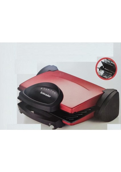 Camilla Tost ve Izgara Makinesi Kırmızı, Pratik ve Lezzetli Atıştırmalıklar Için