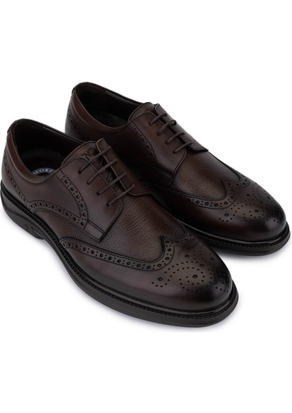 Erkek Hakiki Deri Kahverengi Klasik Ayakkabı 298 2320-2087 Erk Ayk SK25-26 Kahve Dr/fltr fiyatları