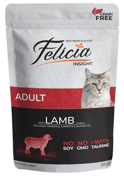 Pouch Yetişkin Kuzu Etli Yaş Kedi Maması 85GR fiyatları