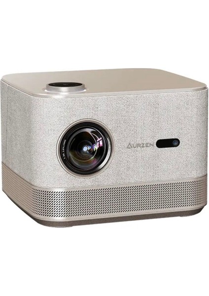 Aurzen Boom 3 Wifi + Bluetooth 300 Inç 4K Smart Tv Projeksiyon Cihazı Renk Altın