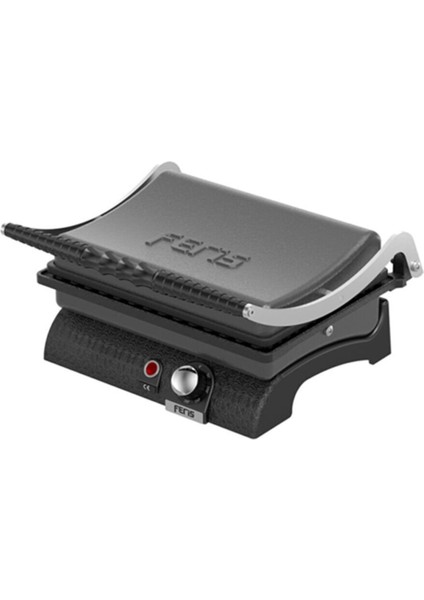 Döküm Tost Makinesi, Antrasit Renk, Güçlü ve Dayanıklı Tasarım