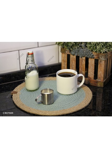 6'lı Mini Sütlük Seti - 90 ml | 304 Paslanmaz Çelik | Krema ve Süt Potu | Pitcher | Süt Sunum Kabı fırsatları