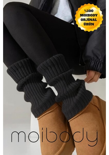 Original Premium Tozluk %100 Akrilik Triko Örgü Leg Warmer Ayak Isıtıcı Antasit