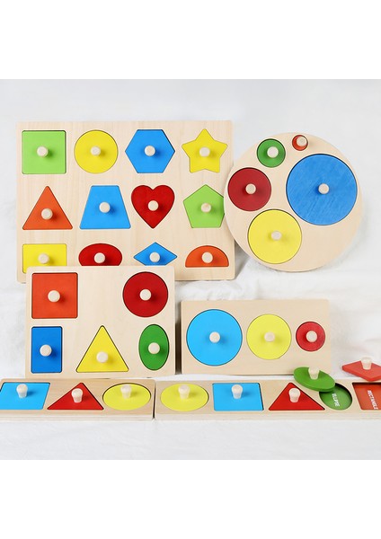 Montessori Geometrik Panel Erken Öğretim Yapboz (Yurt Dışından) fiyatları