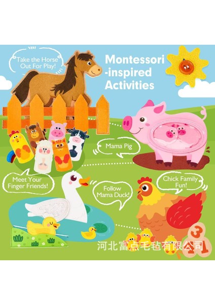 Keçe Kitap Hayvan Çiftlik Meşgul Kitap Kurulu (Yurt Dışından) modelleri