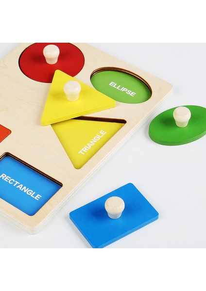 Montessori Geometrik Panel Erken Öğretim Yapboz (Yurt Dışından) indirimleri