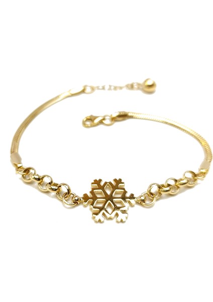 Kar Tanesi Bileklik Künye 14 Ayar Altın Hd Videolu