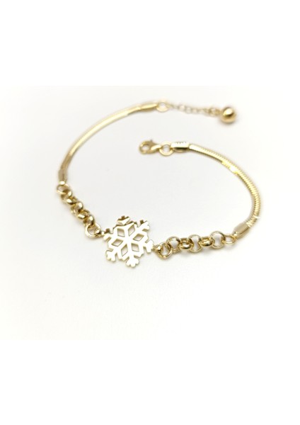 Kar Tanesi Bileklik Künye 14 Ayar Altın Hd Videolu fiyatları