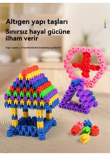 Akıl Geliştirici Altıgen Yapı Taşı Erken Eğitim Oyuncağı (Yurt Dışından) modelleri