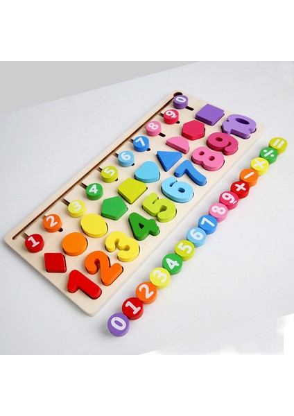 Puzzle Erken Eğitim Dörtlü Bir Arada Mantık Öğrenme Kurulu (Yurt Dışından)