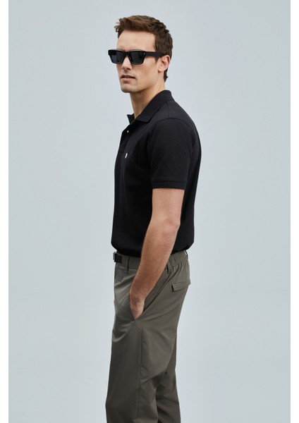 Laon Smart Erkek Polo Tişört Siyah