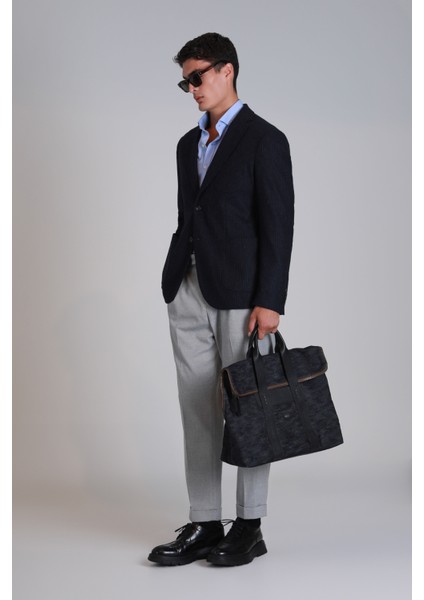 Dor Spor Erkek Blazer Ceket Slim Fit Siyah