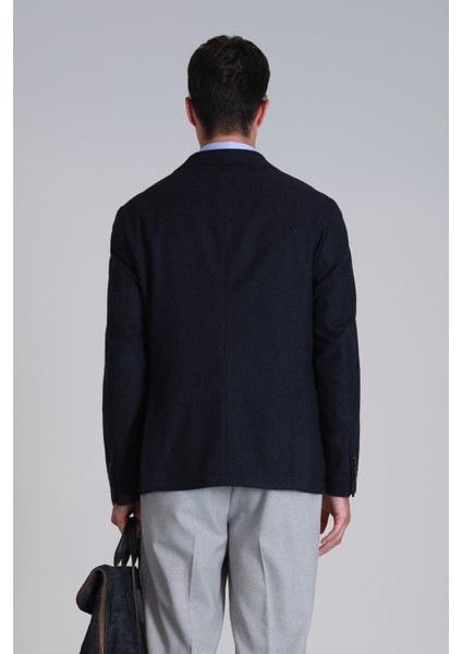 Dor Spor Erkek Blazer Ceket Slim Fit Siyah